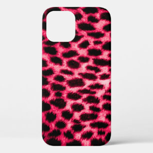 Case-Mate iPhone Case Cuir léopard : Texture rouge-noir.
