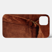 Coques Case-Mate iPhone Cuir Marron Avec Sangle Et Boucle (Verso (horizontal))