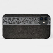 Coques Case-Mate iPhone Cuir noir (Dos (Horizontal))