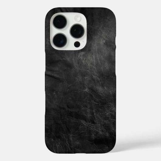 Coques Case-Mate iPhone Cuir noir (Verso)