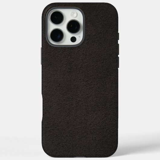Coques Case-Mate iPhone Cuir noir élégant (Verso)