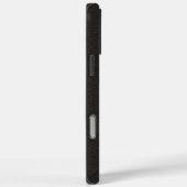 Coques Case-Mate iPhone Cuir noir élégant (Verso / Droite)