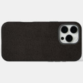 Coques Case-Mate iPhone Cuir noir élégant (Verso (horizontal))
