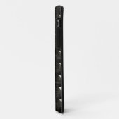 Coques Case-Mate iPhone Cuir noir têtu (Dos/Gauche)