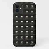 Coques Case-Mate iPhone Cuir noir têtu (Dos)