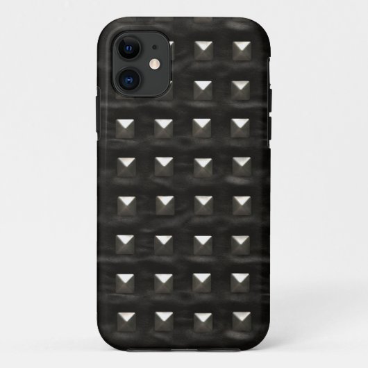 Coques Case-Mate iPhone Cuir noir têtu (Dos)