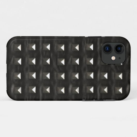 Coques Case-Mate iPhone Cuir noir têtu (Dos (Horizontal))