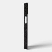 Coques Case-Mate iPhone Cuir noir texturé (Verso / Droite)