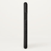 Coques Case-Mate iPhone Cuir noir texturé (Dos/Droite)