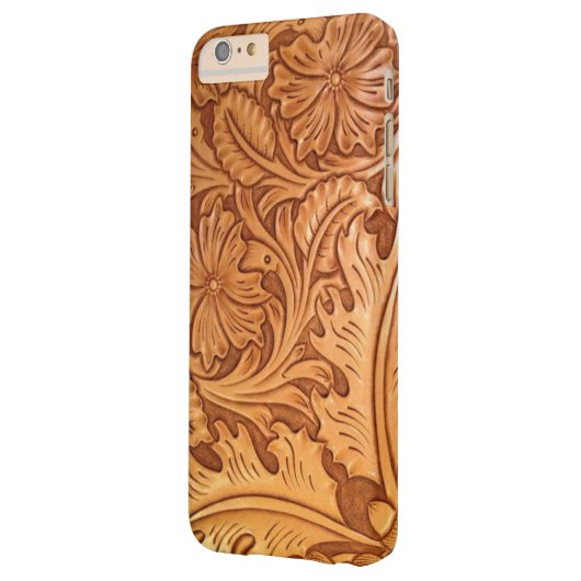 Coques Case-Mate iPhone Cuir occidental de pays de style rustique de (Dos gauche)