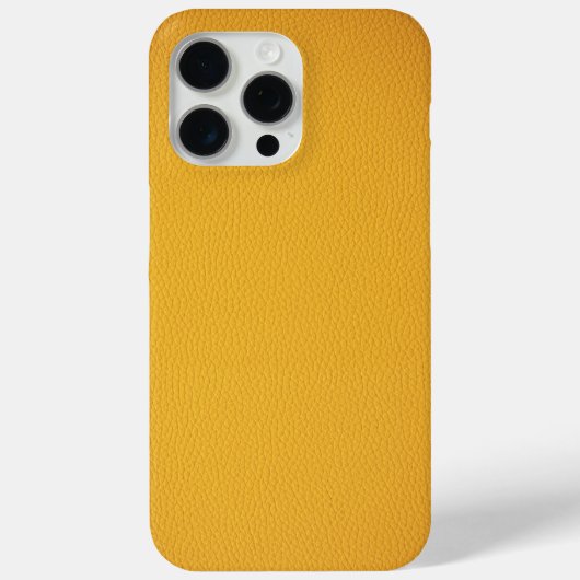 Coques Case-Mate iPhone Cuir orange élégant (Verso)
