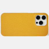 Coques Case-Mate iPhone Cuir orange élégant (Verso (horizontal))