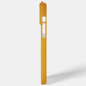 Coques Case-Mate iPhone Cuir orange élégant (Verso / Gauche)