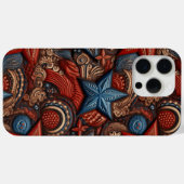 Coques Case-Mate iPhone Cuir Patriotique Faux (Verso (horizontal))