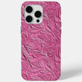 Coques Case-Mate iPhone Cuir rose Faux (Verso)