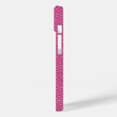 Coques Case-Mate iPhone Cuir Rose Tendre Élégant Design Moderne Texturé (Verso / Gauche)