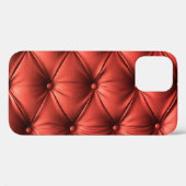 Coques Case-Mate iPhone Cuir rouge texturé : Détails du matériau (Verso (horizontal))