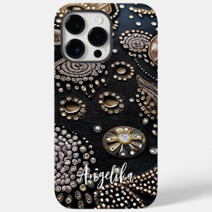 Coque Pour Pour iPhone 14 Pro Max Cuir synthétique abstrait minimaliste contemporain
