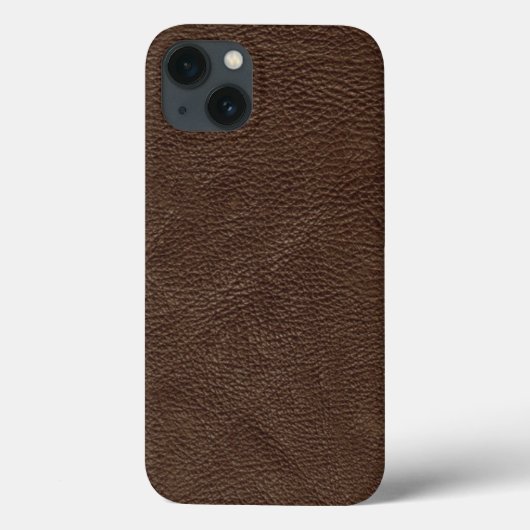 Coques Case-Mate iPhone Cuir texturé Brown (Verso)