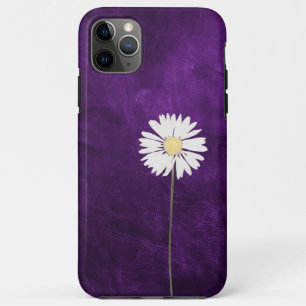 Case-Mate iPhone Case cuir violet avec marguerite