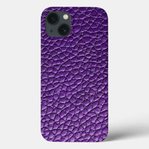 Case-Mate iPhone Case Cuir Violet Esthétique Style Designer Chic