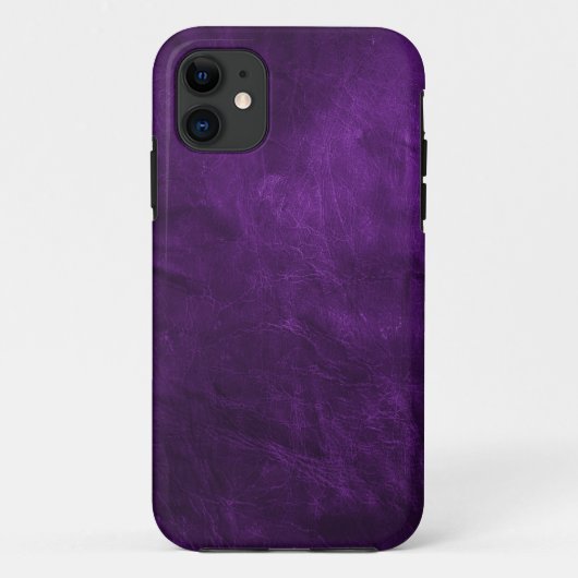 Coques Case-Mate iPhone Cuir violet profond (Dos)
