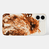 Coques Case-Mate iPhone CUISINE AVEC ROSE, Brown et blanc (Verso (horizontal))