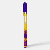 COQUES Case-Mate iPhone CUISINE AVEC ROSES BLEU JAUNE (Verso / Gauche)