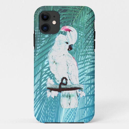Coques Case-Mate iPhone Cuisine blanche feuille de palmier tropical (Dos)