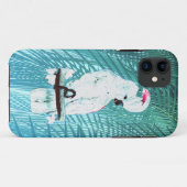 Coques Case-Mate iPhone Cuisine blanche feuille de palmier tropical (Dos (Horizontal))