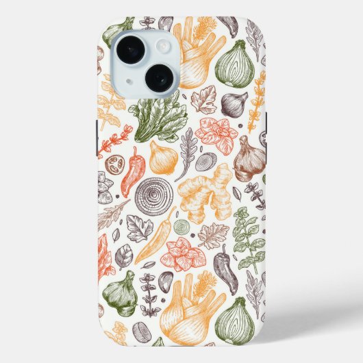 Coques Case-Mate iPhone Cuisine Garden Motif végétal (Verso)