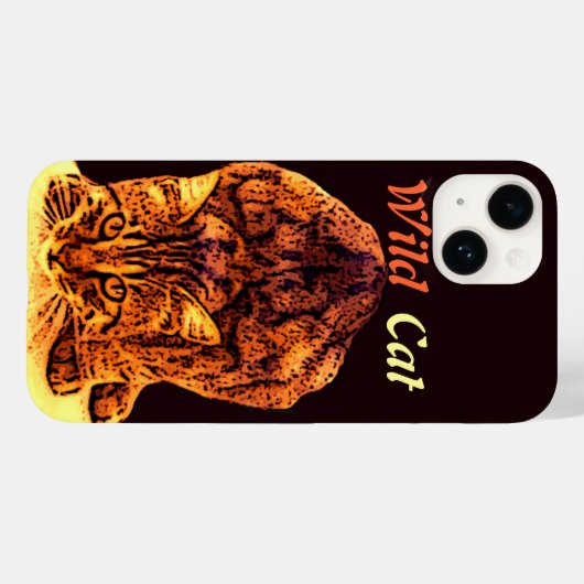 COQUES Case-Mate iPhone CUISINE WILD CAT (Verso (horizontal))