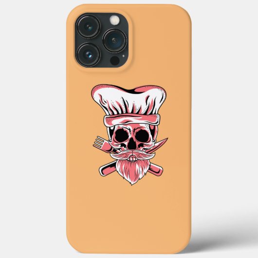Coques Case-Mate iPhone Cuisinier effrayant Chef en chef (Verso)