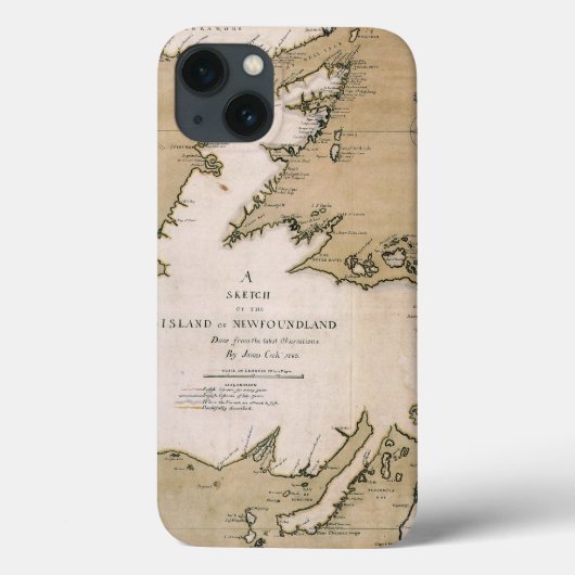 COQUES Case-Mate iPhone CUISINIER : TERRE-NEUVE, 1763 (Verso)