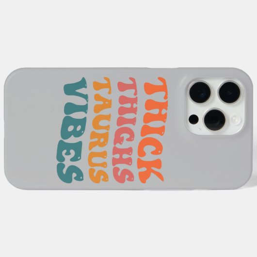 Coques Case-Mate iPhone Cuisse épaisse Taurus Vibes Taurus Saison Fille Re (Verso (horizontal))