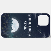 Coques Case-Mate iPhone Cuitel iPhone citation ciel nocturne 'Brillez comm (Verso (horizontal))
