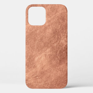 Case-Mate iPhone Case Cuivre brossé, texture métallique.
