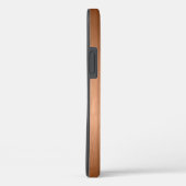 Coques Case-Mate iPhone Cuivre Brown métallique brossé aluminium Coque-M (Verso / Droite)