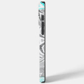 Coques Case-Mate iPhone Culture africaine dynamique : une fusion rose et c (Verso / Gauche)