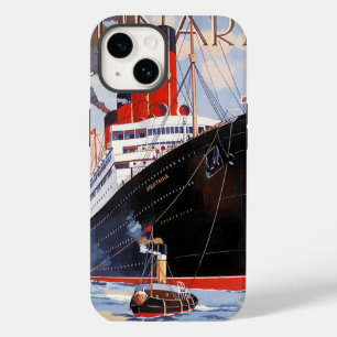COQUE POUR iPhone 14 CUNARD OCEAN LINER AQUITANIA