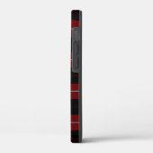 Coques Case-Mate iPhone Cunningham Tartan rouge noir (Verso / Gauche)