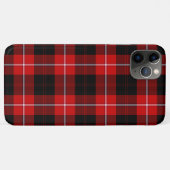 Coques Case-Mate iPhone Cunningham Tartan rouge noir (Dos (Horizontal))