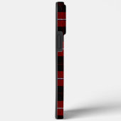 Coques Case-Mate iPhone Cunningham Tartan rouge noir (Verso / Droite)