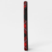 Coques Case-Mate iPhone Cunningham Tartan rouge noir (Dos/Gauche)