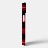 Coques Case-Mate iPhone Cunningham Tartan rouge noir (Verso / Droite)