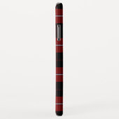 Coques Case-Mate iPhone Cunningham Tartan Rouge Noir Carreaux (Dos/Droite)