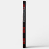Coques Case-Mate iPhone Cunningham Tartan Rouge Noir Carreaux (Verso / Gauche)
