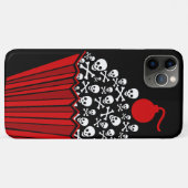 Coques Case-Mate iPhone Cupcake crâne (Dos (Horizontal))