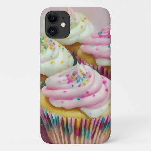 Coques Case-Mate iPhone Cupcake Dessert Cake Art dans la boîte de téléphon (Dos)