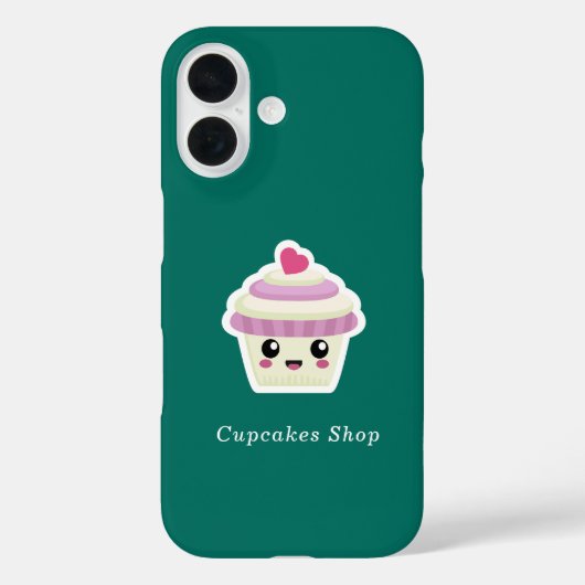 Coques Case-Mate iPhone Cupcake Kawaii (Verso)